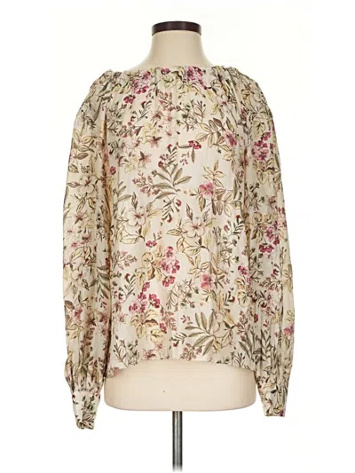Pre-owned Mng Long Sleeve T-shirt In Ivory