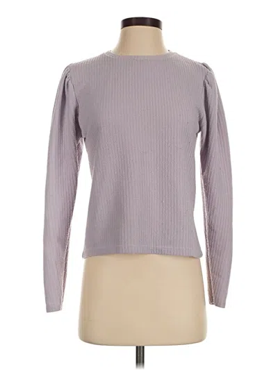 Pre-owned Mng Long Sleeve T-shirt In Purple