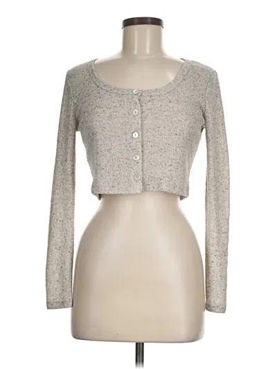 Pre-owned Mng Long Sleeve T-shirt In Silver