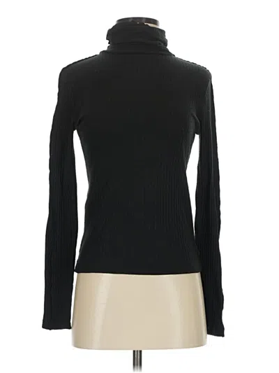 Pre-owned Mng Long Sleeve Turtleneck In Black