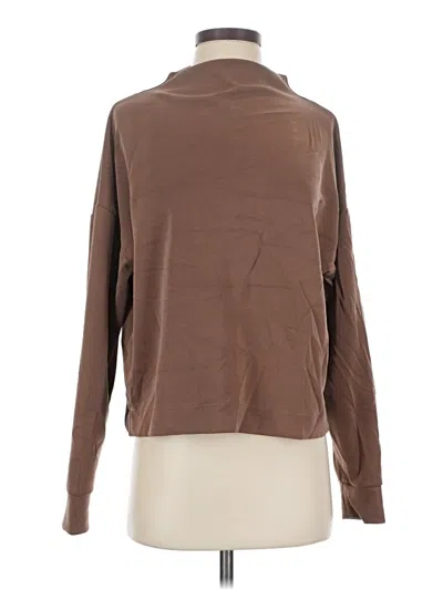 Pre-owned Mng Long Sleeve Turtleneck In Brown
