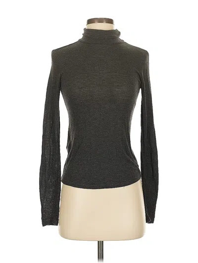 Pre-owned Mng Long Sleeve Turtleneck In Gray