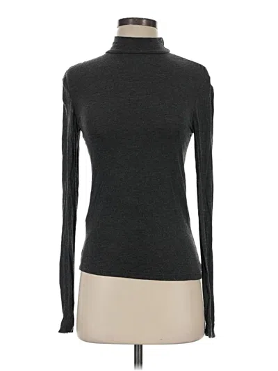 Pre-owned Mng Long Sleeve Turtleneck In Gray