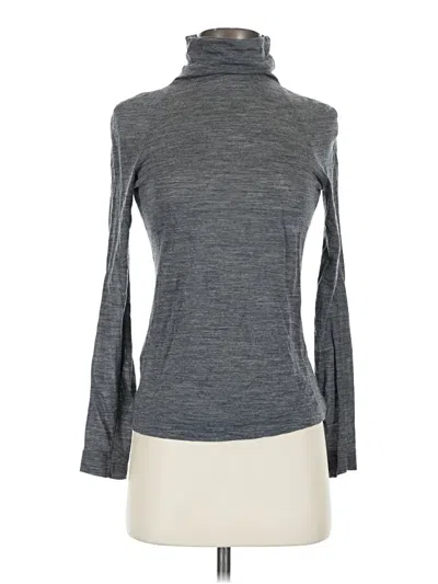 Pre-owned Mng Long Sleeve Turtleneck In Gray