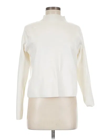 Pre-owned Mng Long Sleeve Turtleneck In Ivory