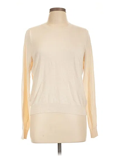 Pre-owned Mng Long Sleeve Turtleneck In Ivory
