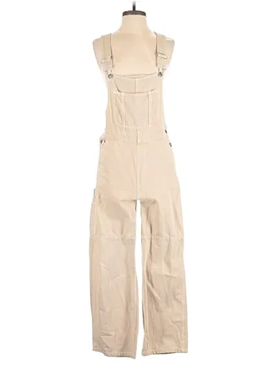 Pre-owned Mng Overalls In Tan