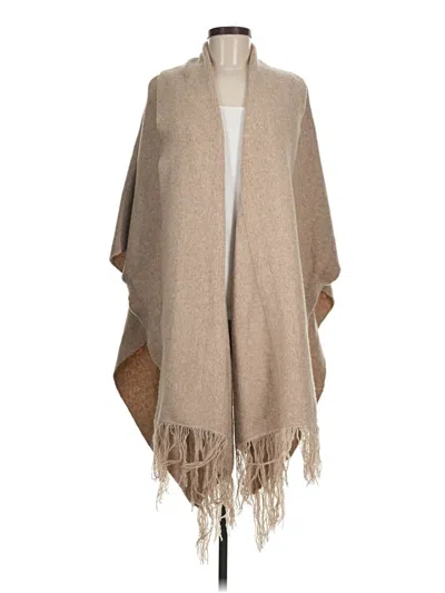 Pre-owned Mng Poncho In Brown