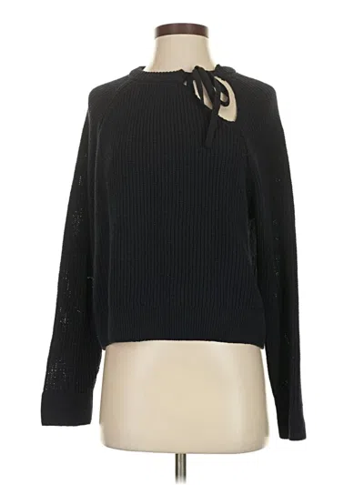 Pre-owned Mng Pullover Sweater In Black