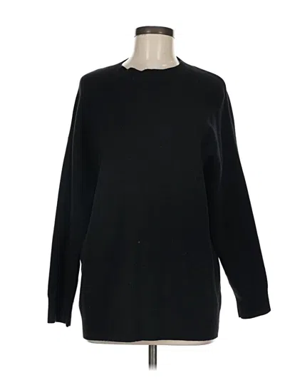 Pre-owned Mng Pullover Sweater In Black