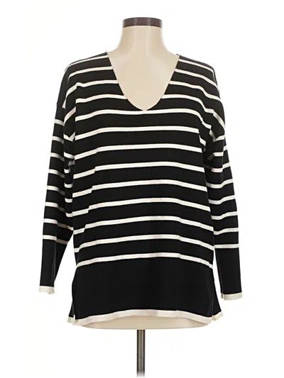 Pre-owned Mng Pullover Sweater In Black