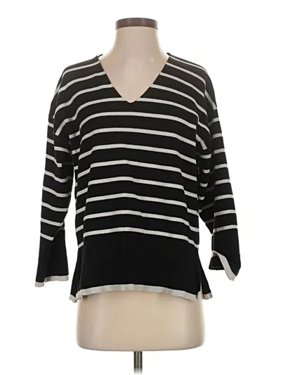 Pre-owned Mng Pullover Sweater In Black