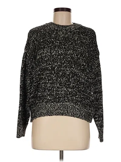 Pre-owned Mng Pullover Sweater In Black