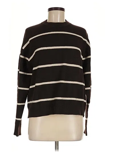 Pre-owned Mng Pullover Sweater In Black