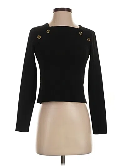 Pre-owned Mng Pullover Sweater In Black
