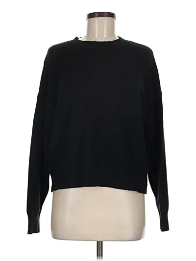 Pre-owned Mng Pullover Sweater In Black