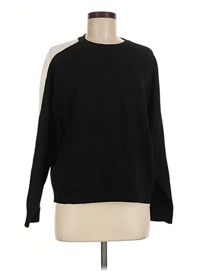 Pre-owned Mng Pullover Sweater In Black