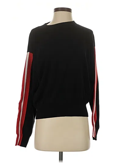 Pre-owned Mng Pullover Sweater In Black