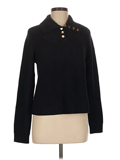 Pre-owned Mng Pullover Sweater In Black