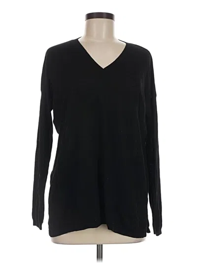Pre-owned Mng Pullover Sweater In Black