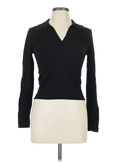 Pre-owned Mng Pullover Sweater In Black