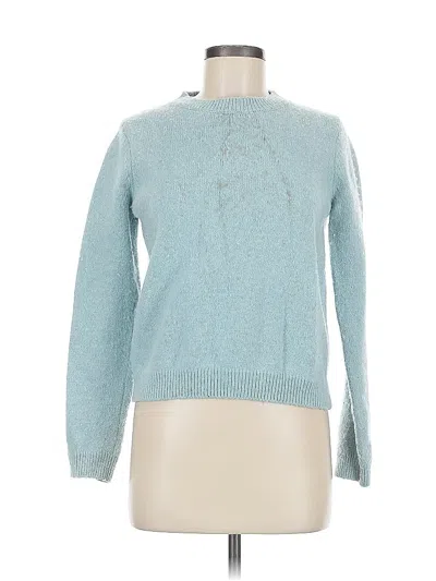 Pre-owned Mng Pullover Sweater In Blue
