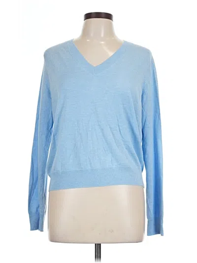 Pre-owned Mng Pullover Sweater In Blue