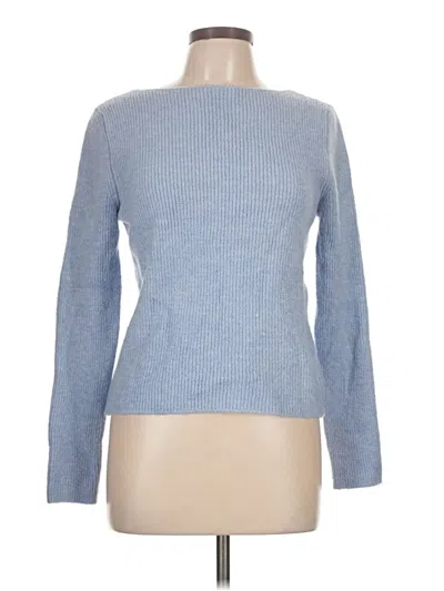 Pre-owned Mng Pullover Sweater In Blue