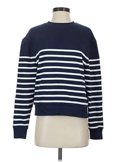 Pre-owned Mng Pullover Sweater In Blue
