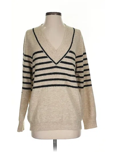 Pre-owned Mng Pullover Sweater In Brown