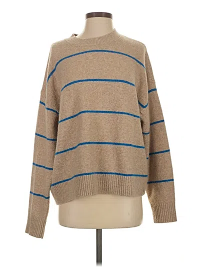 Pre-owned Mng Pullover Sweater In Brown