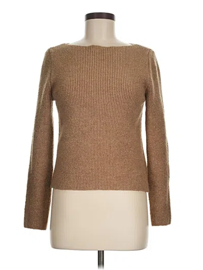 Pre-owned Mng Pullover Sweater In Brown