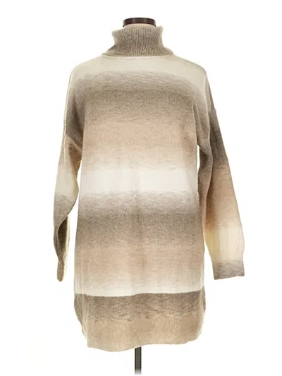 Pre-owned Mng Pullover Sweater In Brown