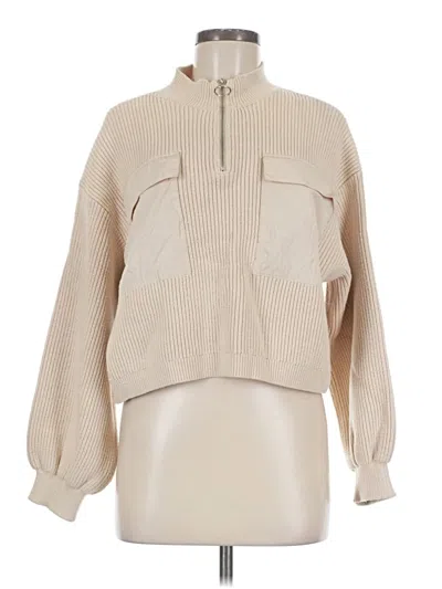 Pre-owned Mng Pullover Sweater In Brown