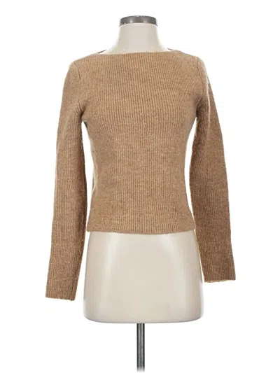 Pre-owned Mng Pullover Sweater In Brown