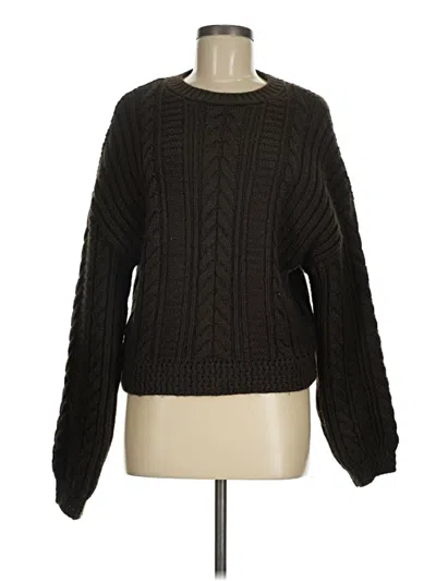 Pre-owned Mng Pullover Sweater In Brown