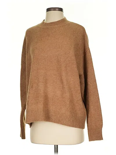 Pre-owned Mng Pullover Sweater In Brown