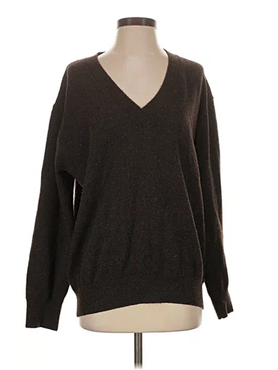 Pre-owned Mng Pullover Sweater In Brown