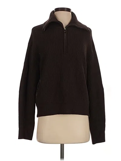 Pre-owned Mng Pullover Sweater In Brown
