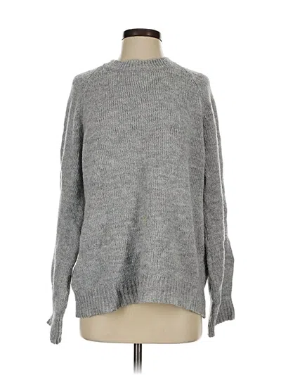 Pre-owned Mng Pullover Sweater In Gray