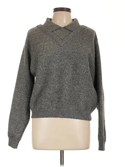Pre-owned Mng Pullover Sweater In Gray