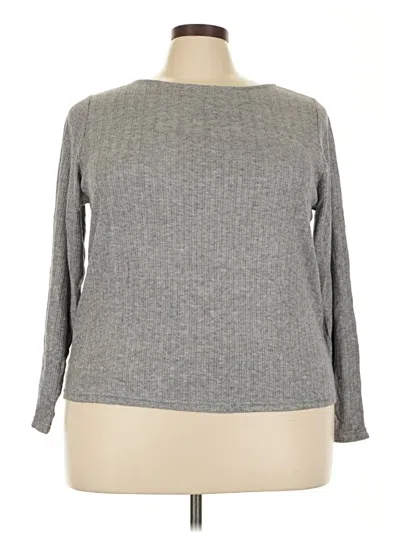 Pre-owned Mng Pullover Sweater In Gray