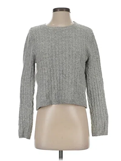 Pre-owned Mng Pullover Sweater In Gray