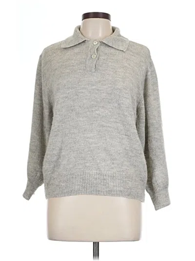 Pre-owned Mng Pullover Sweater In Gray