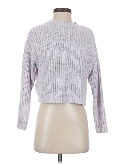 Pre-owned Mng Pullover Sweater In Gray