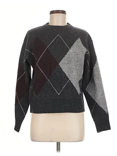 Pre-owned Mng Pullover Sweater In Gray