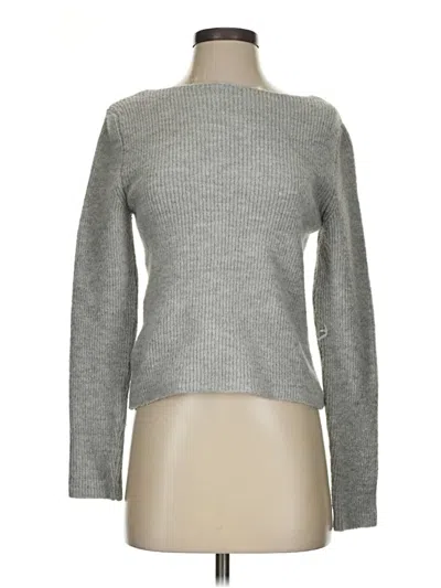 Pre-owned Mng Pullover Sweater In Gray