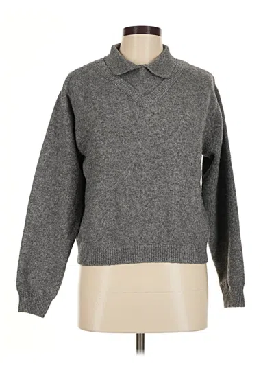 Pre-owned Mng Pullover Sweater In Gray