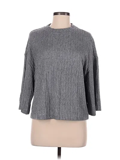 Pre-owned Mng Pullover Sweater In Gray