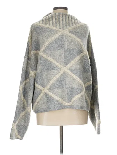 Pre-owned Mng Pullover Sweater In Gray